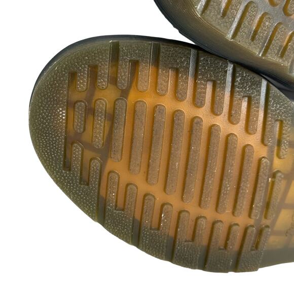 Dr. Martens 1460 Flat White Combat Boots - WHITE & BLACK - Picture 12 of 12